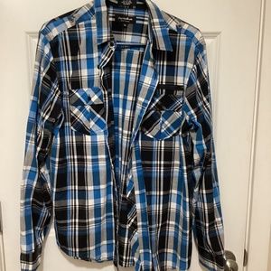 Mens long Sleeve button up shirt from eighty eight XL